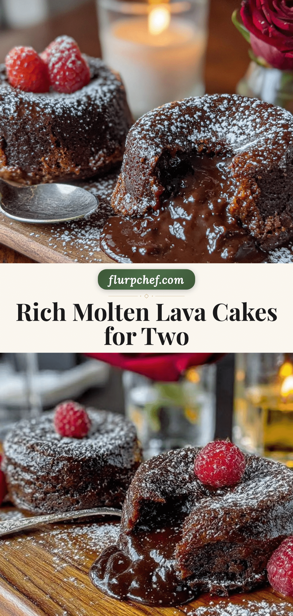 molten lava cakes for two recipe