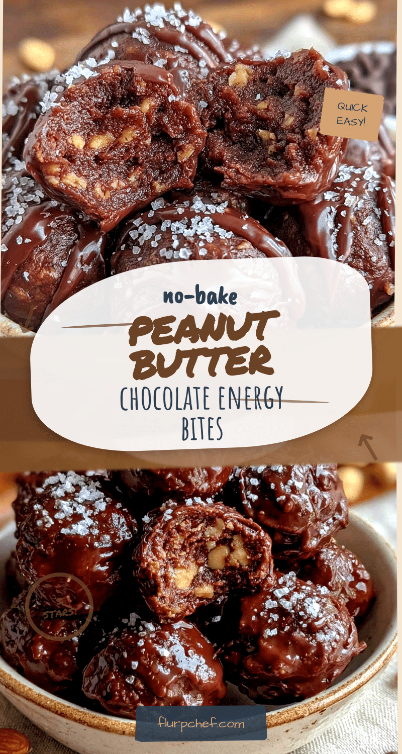 no-bake chocolate peanut butter energy bites recipe