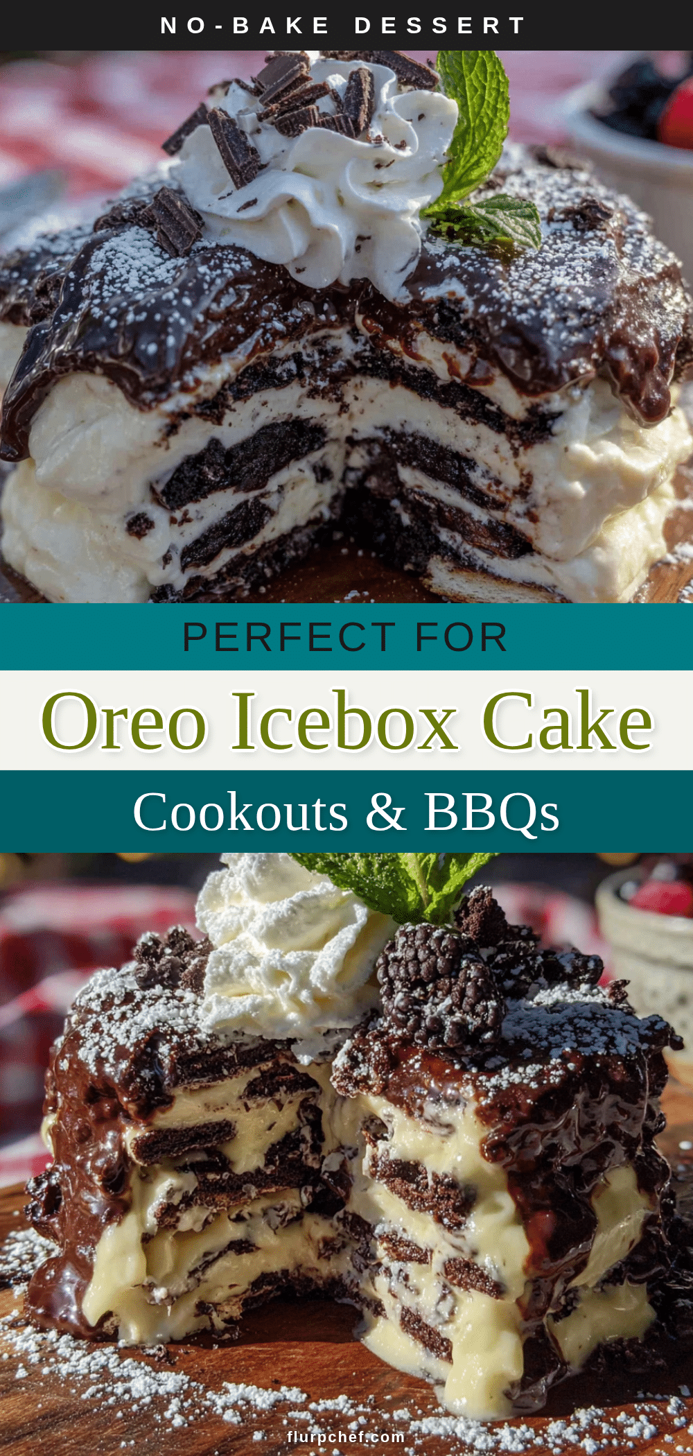 no-bake Oreo icebox cake recipe