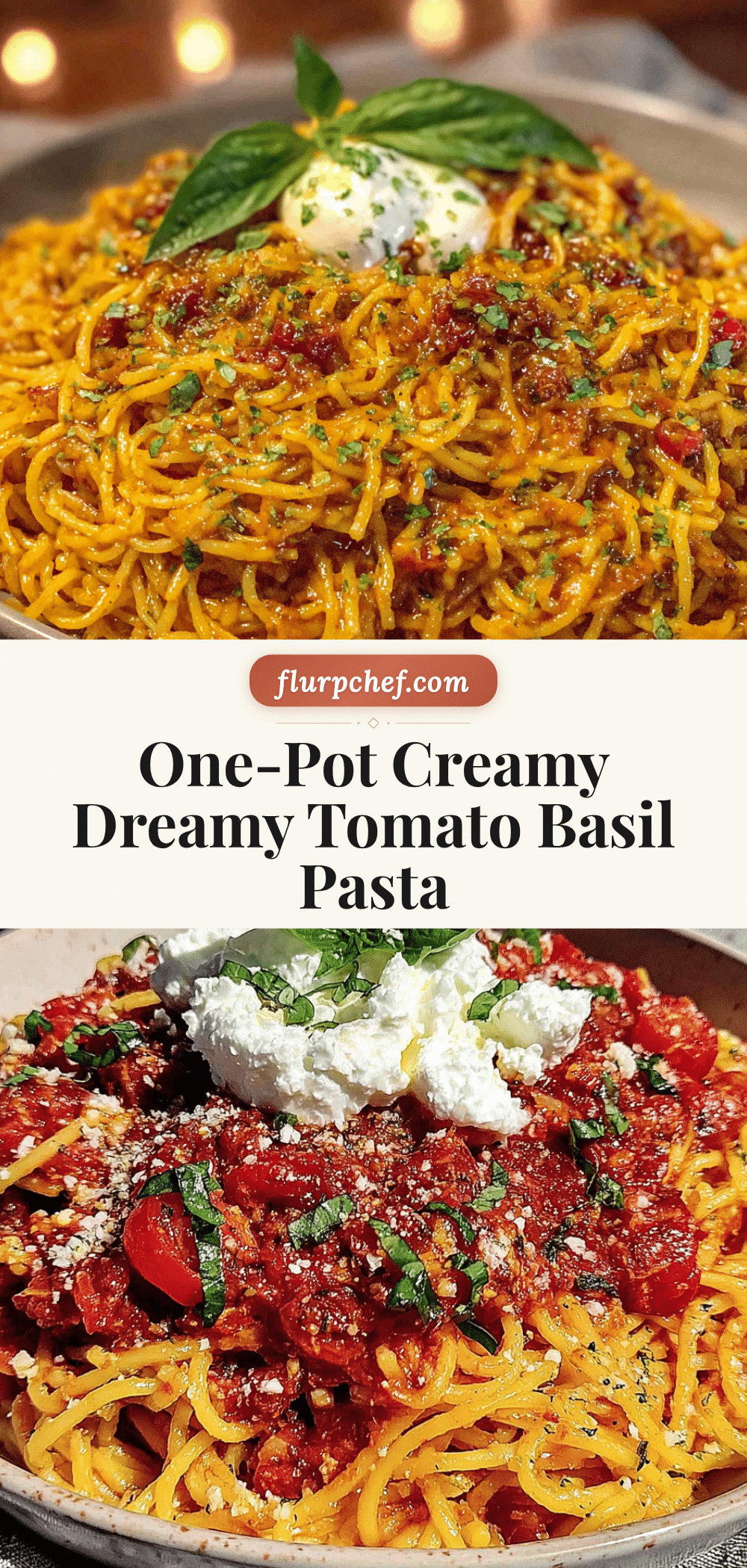 one-pot creamy tomato basil pasta recipe