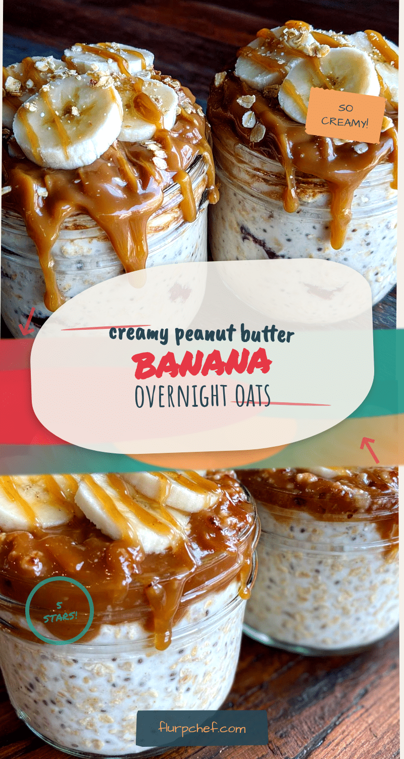 peanut butter banana overnight oats recipe