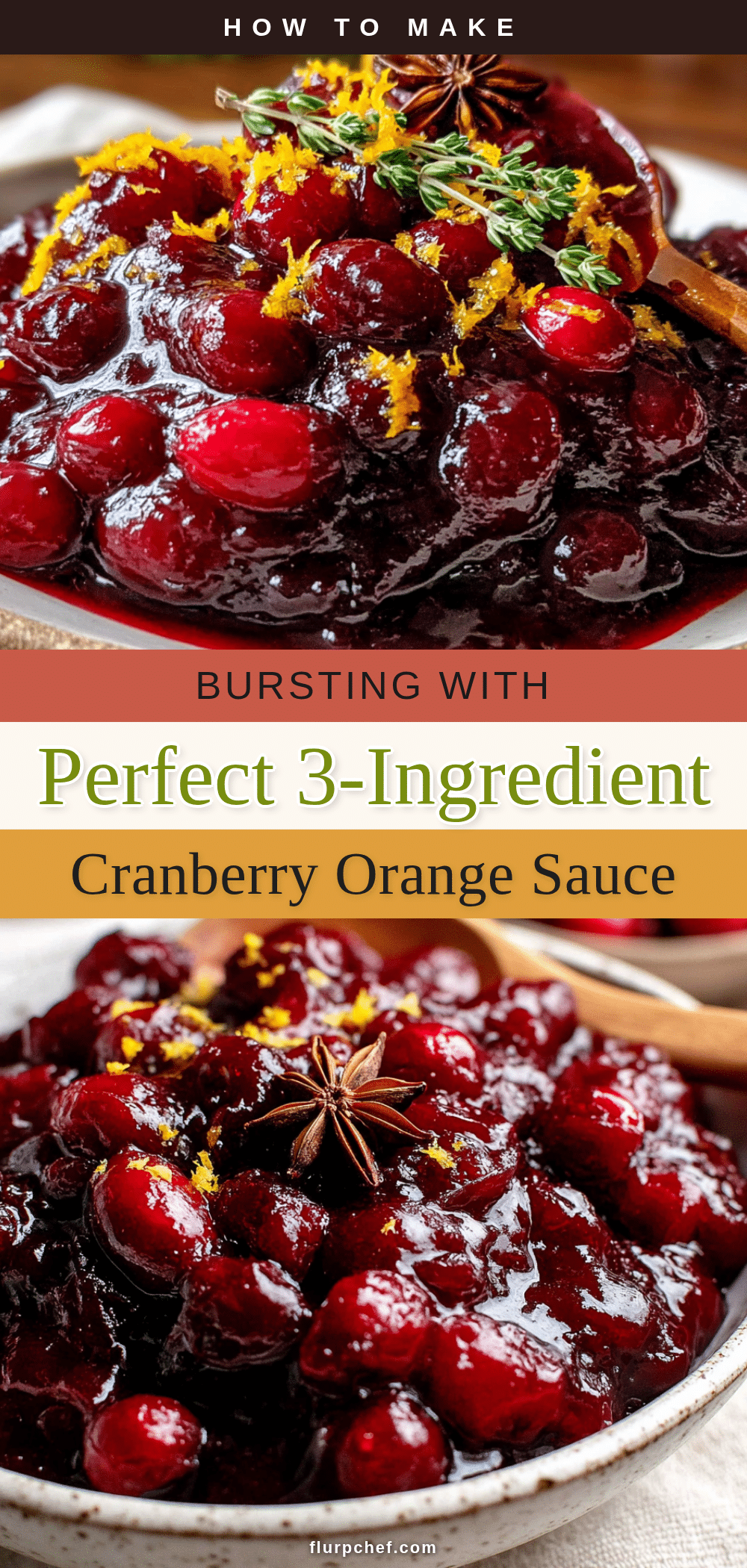 perfect 3-ingredient cranberry orange sauce recipe