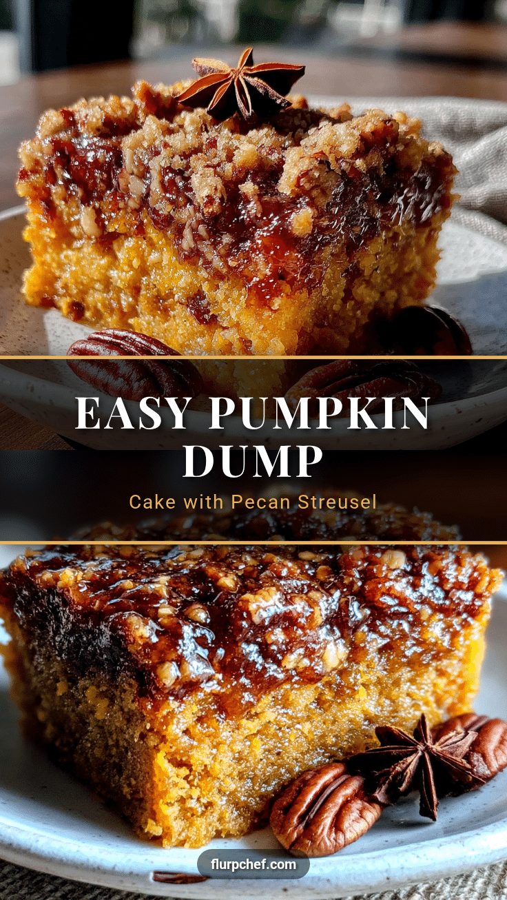 pumpkin dump cake with pecan streusel recipe