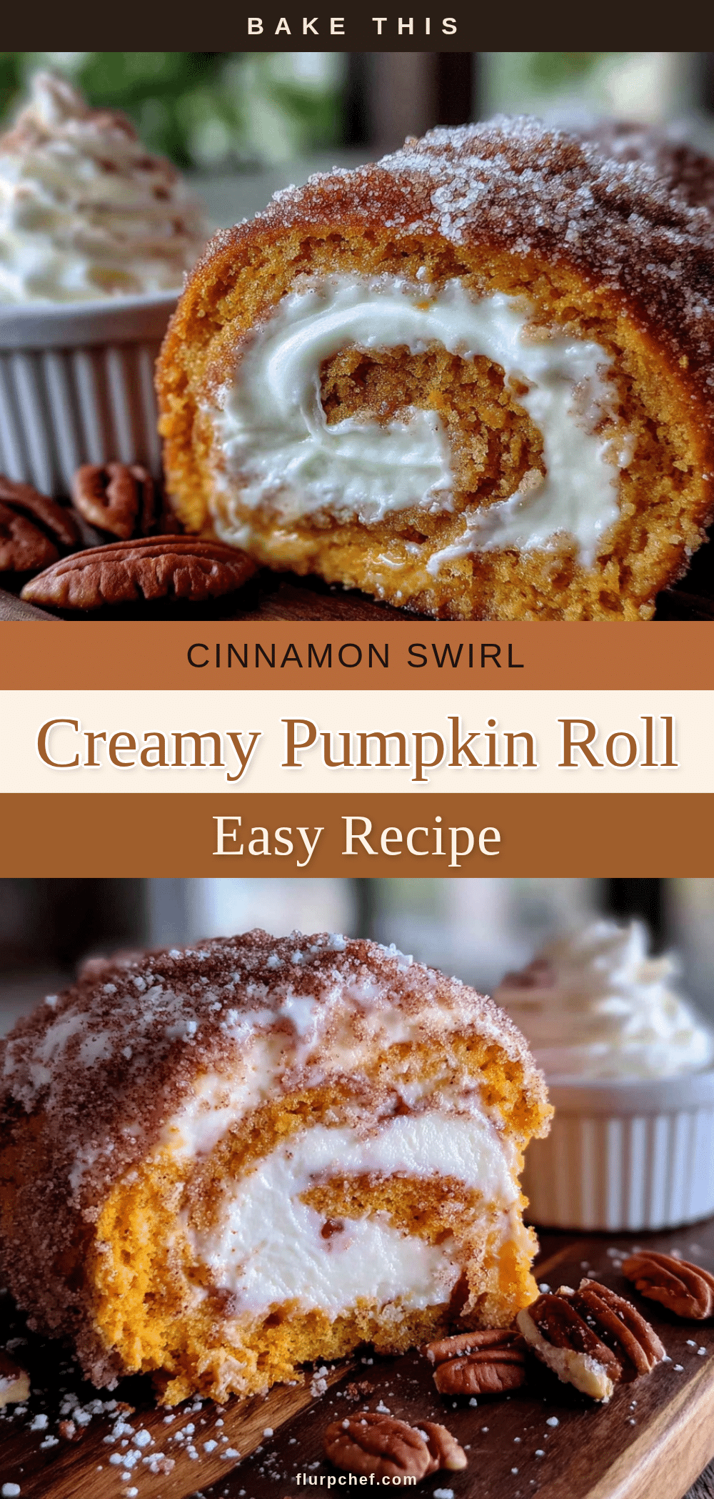 pumpkin roll with cream cheese filling recipe