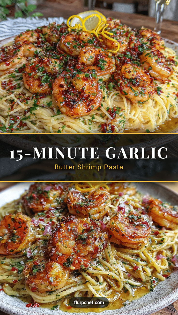 quick garlic butter shrimp pasta in 15 minutes recipe