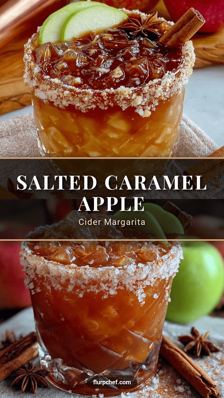 Salted Caramel Apple Cider Margarita recipe