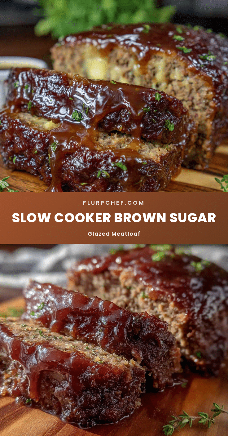 slow cooker meatloaf with brown sugar glaze recipe