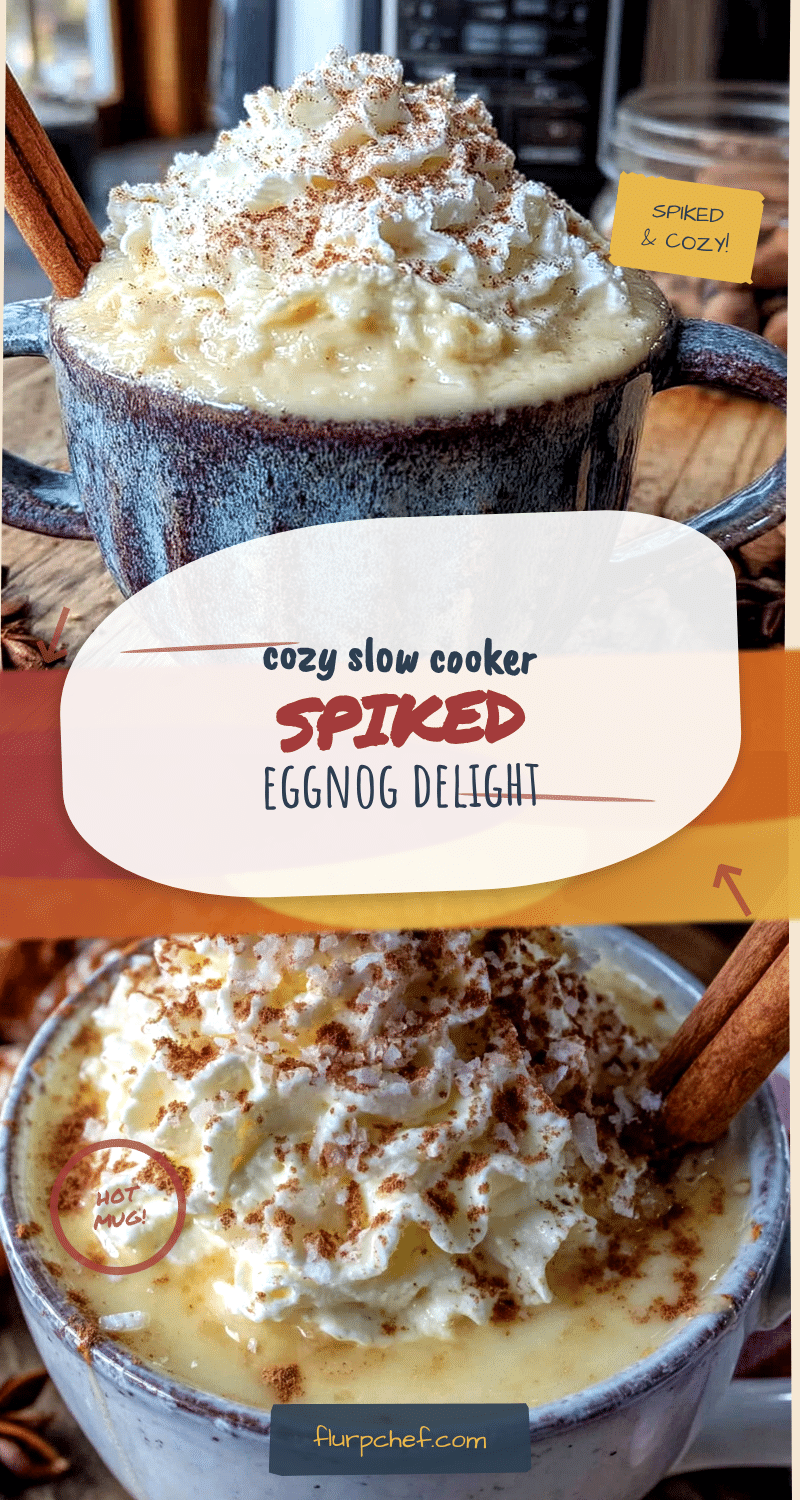slow cooker spiked eggnog recipe
