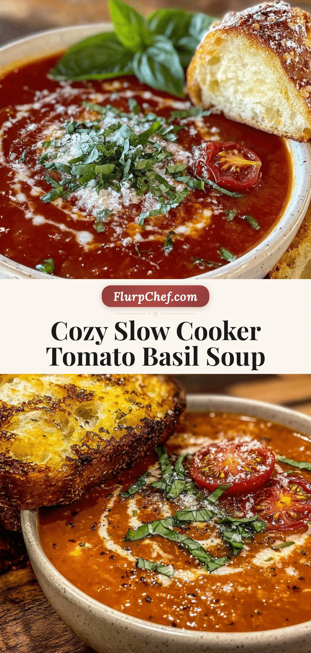 slow cooker tomato basil soup with fresh tomatoes recipe