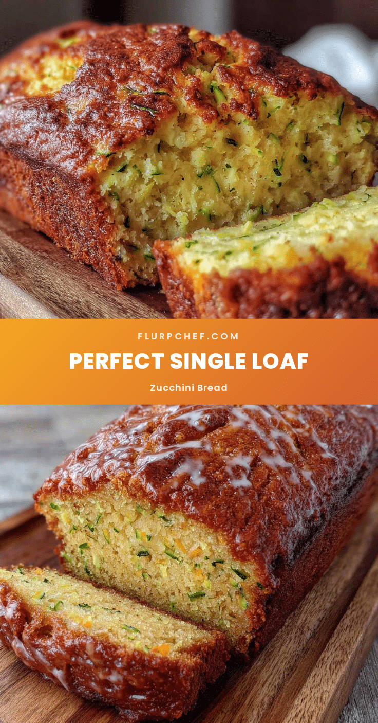 small-batch zucchini bread recipe