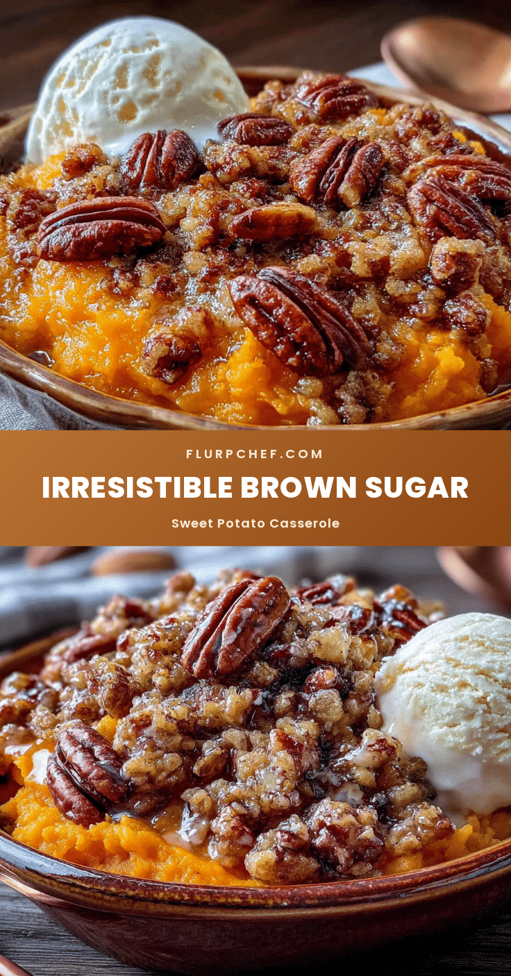 sweet potato casserole with brown sugar pecan crumble recipe