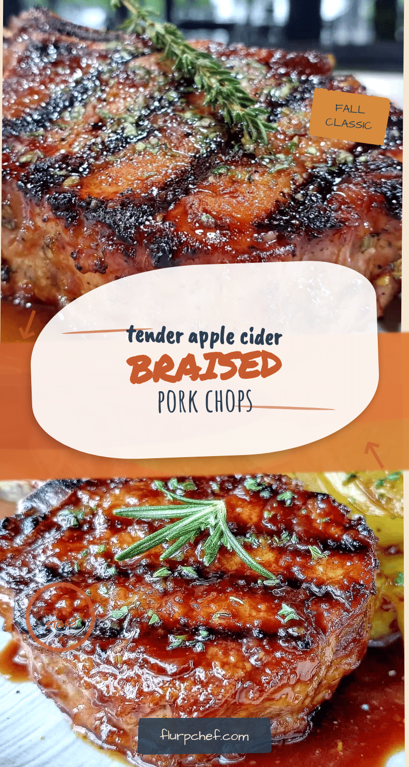 apple cider braised pork chops recipe