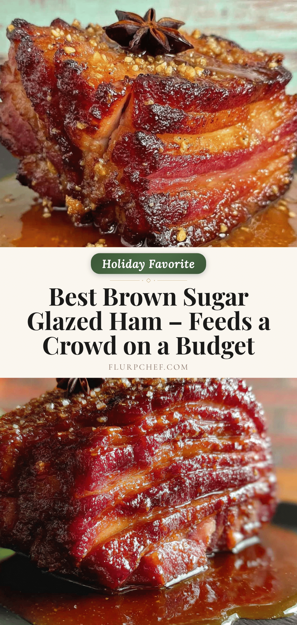brown sugar glazed ham recipe