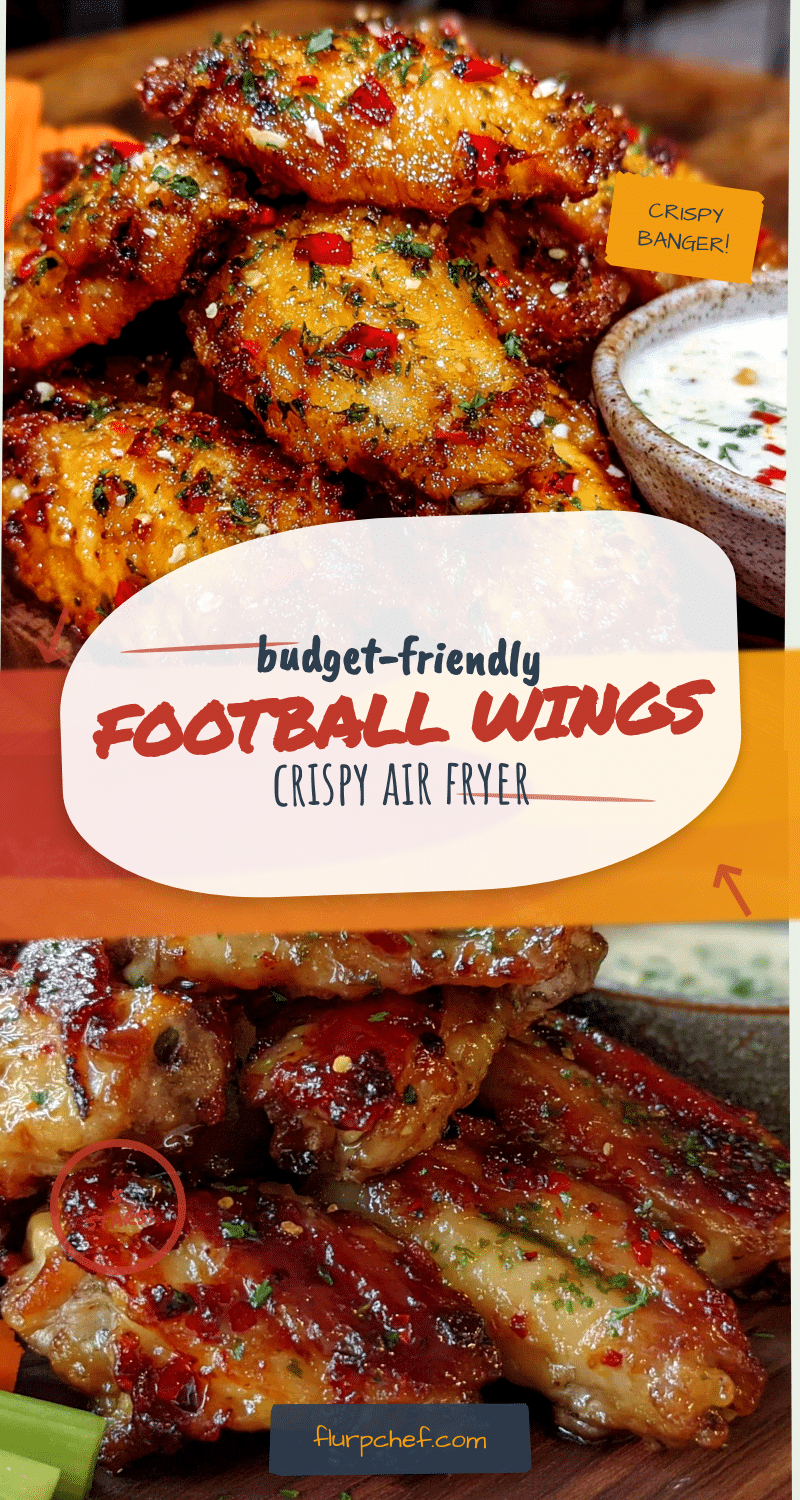Budget-Friendly Crispy Air Fryer Football Wings recipe