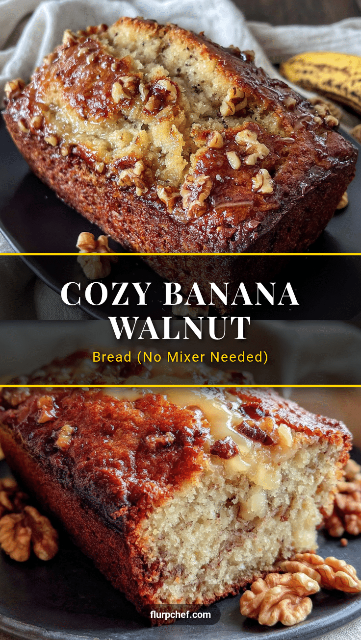 cozy banana walnut bread recipe