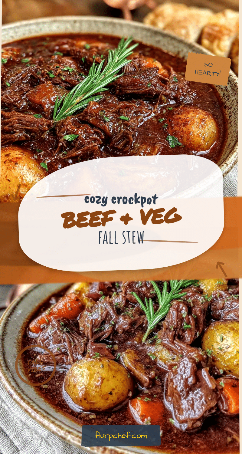 cozy crockpot fall beef stew recipe