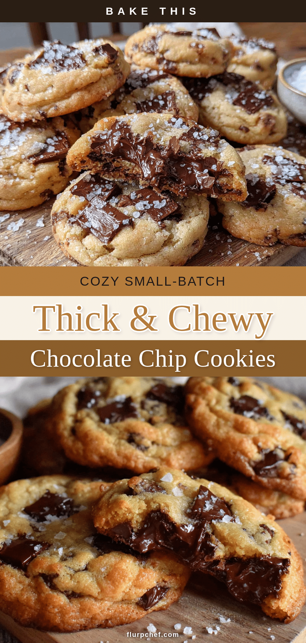 cozy small-batch thick and chewy chocolate chip cookies recipe