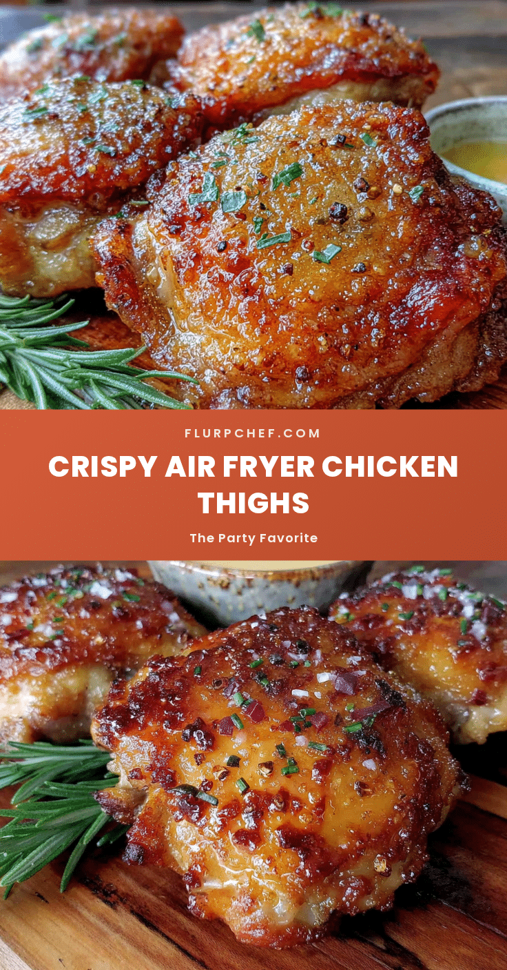 crispy air fryer chicken thighs recipe