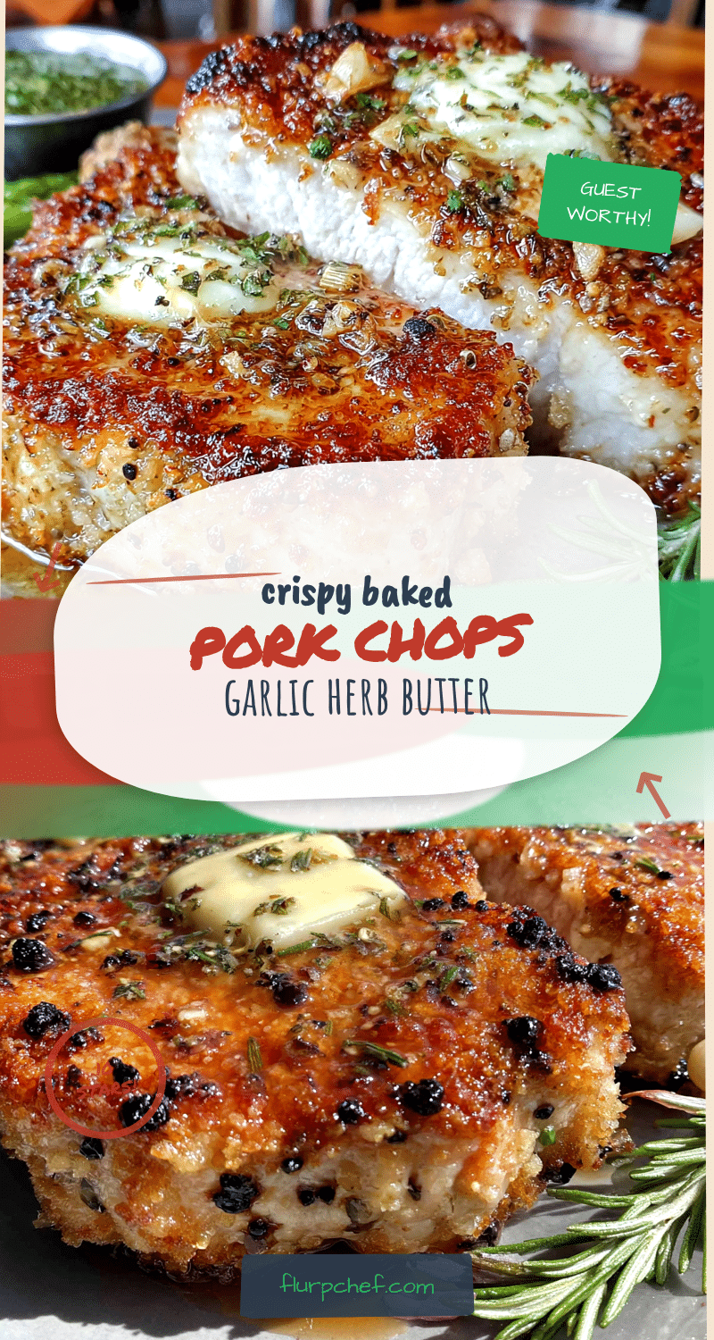 crispy baked pork chops recipe
