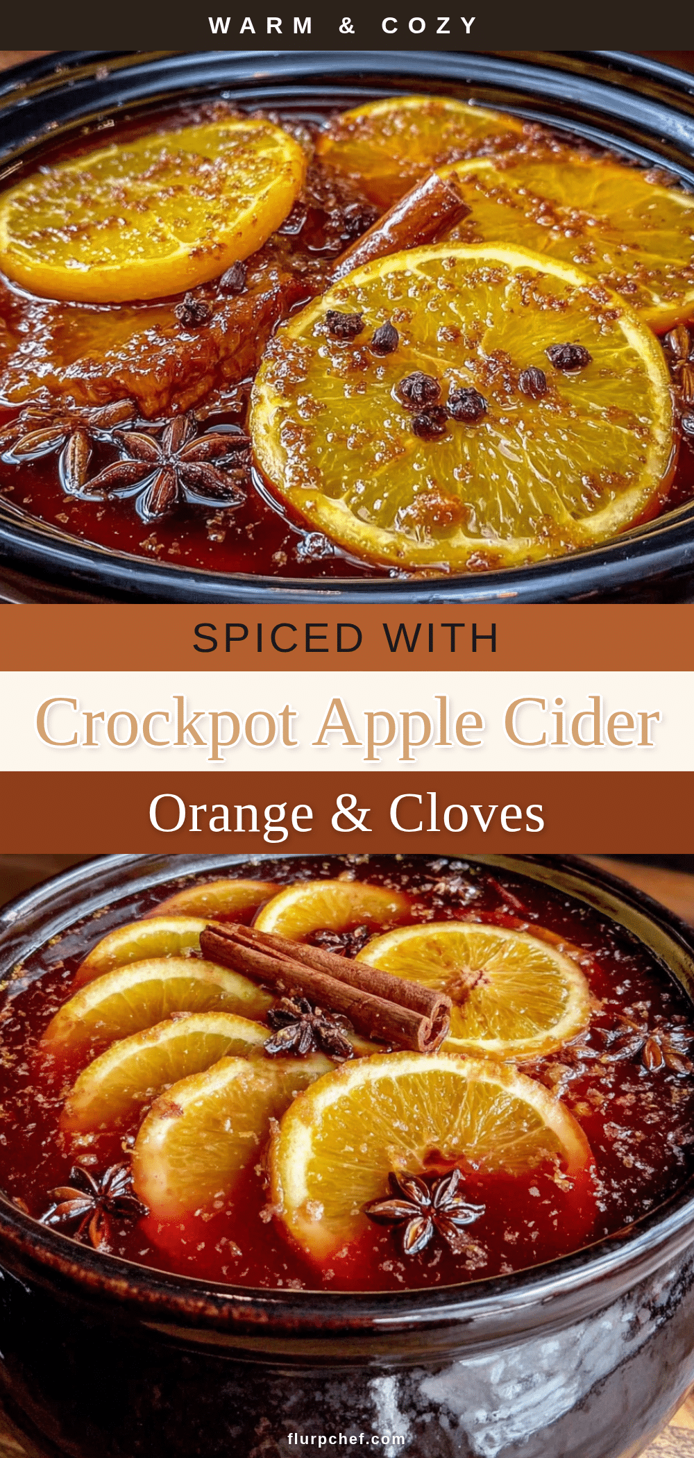 crockpot apple cider with orange and cloves recipe