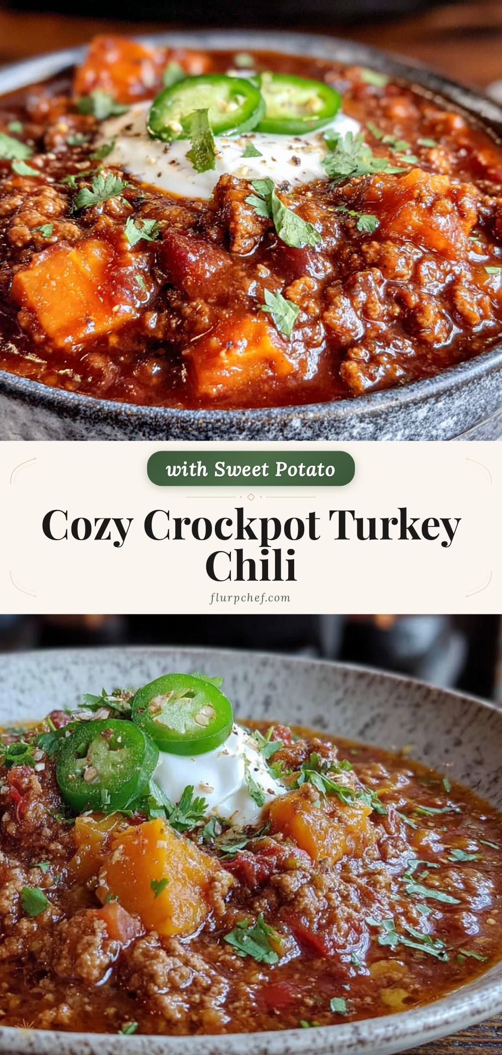crockpot turkey chili with sweet potato recipe