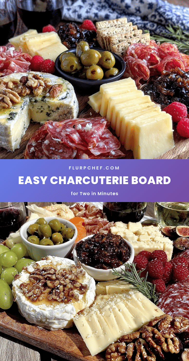 easy charcuterie board for two recipe
