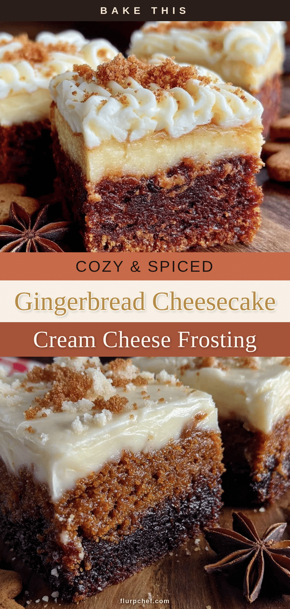 gingerbread cheesecake bars recipe