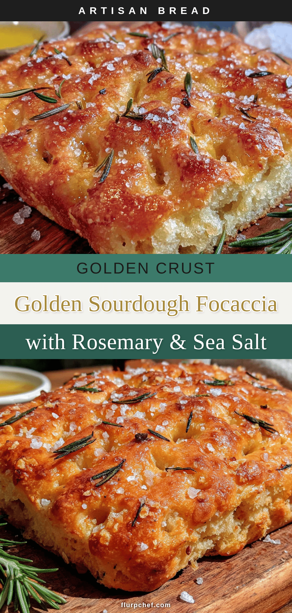golden sourdough focaccia recipe