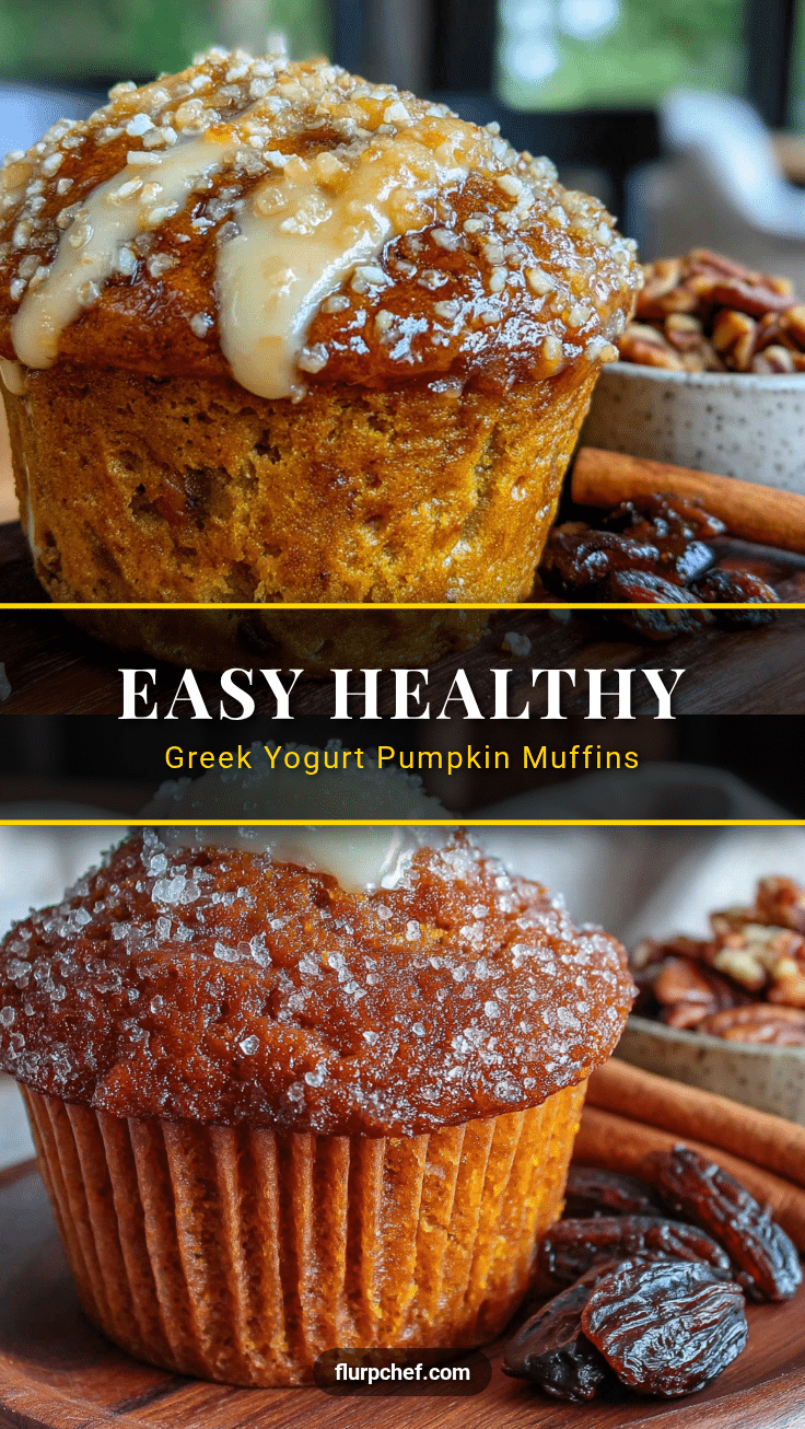 healthy greek yogurt pumpkin muffins recipe