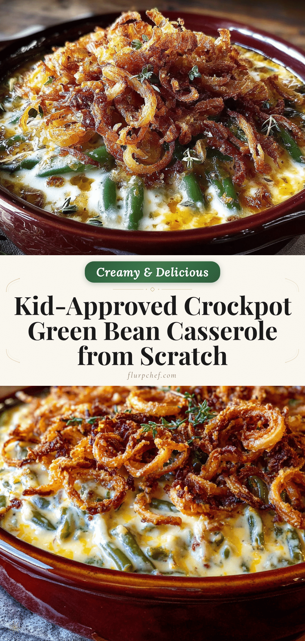 homemade crockpot green bean casserole recipe