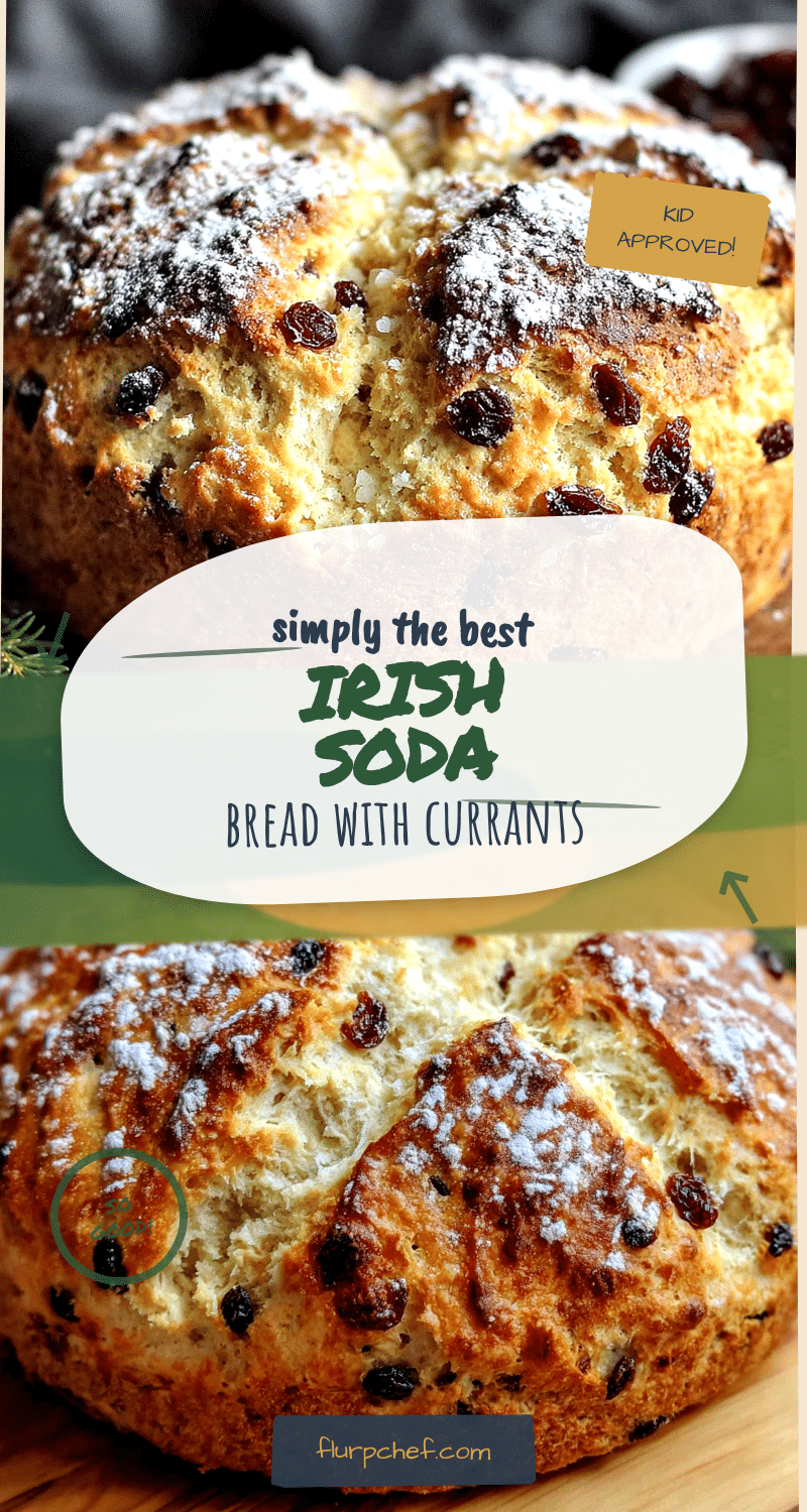 Irish soda bread with currants recipe