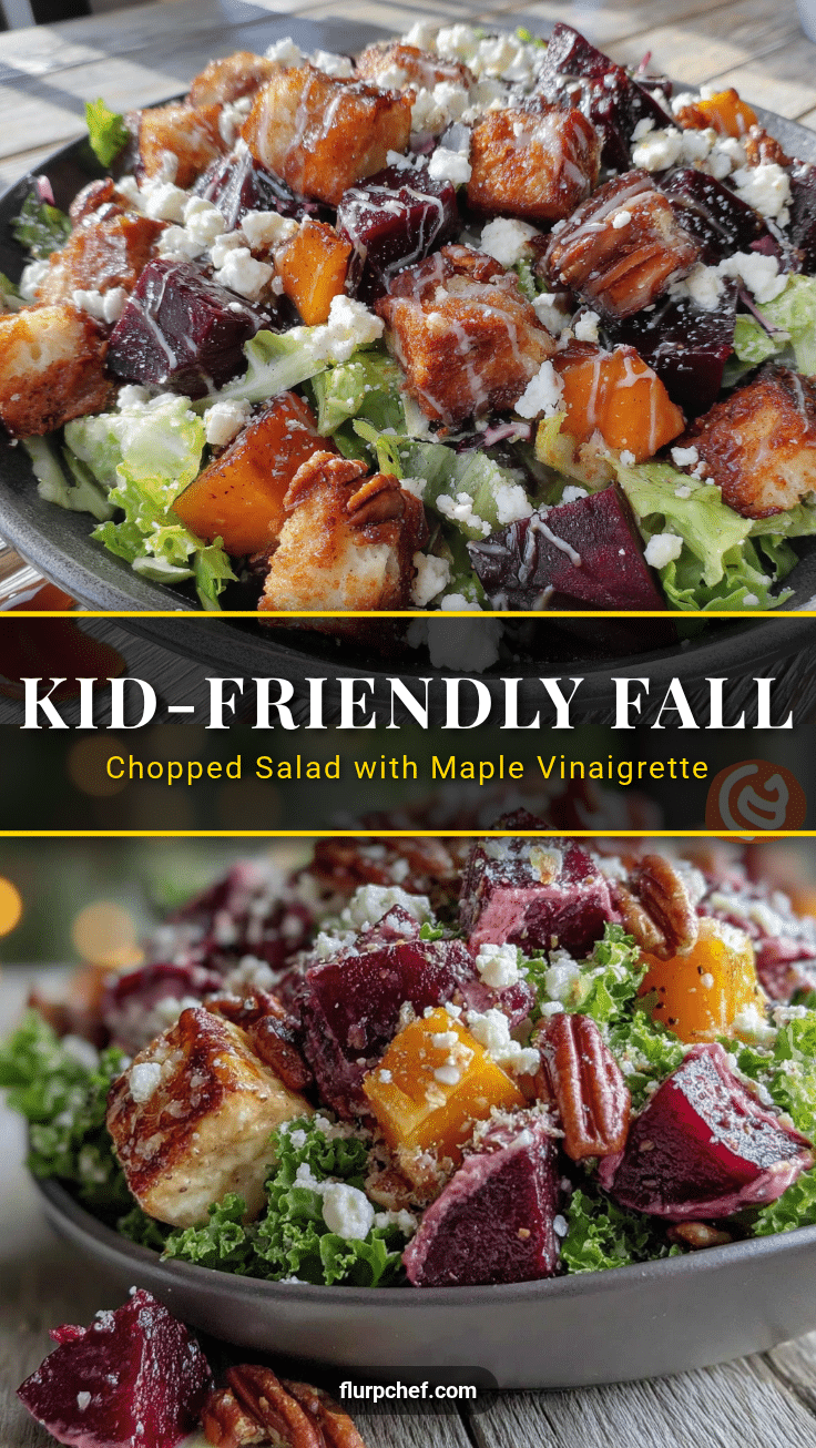 kid-friendly fall chopped salad recipe