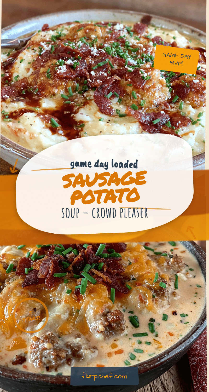 loaded sausage potato soup recipe