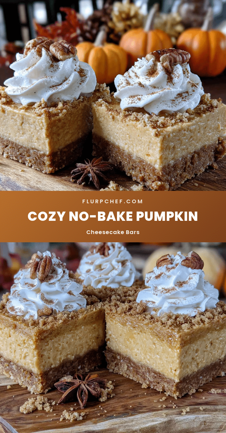 no-bake pumpkin cheesecake bars recipe