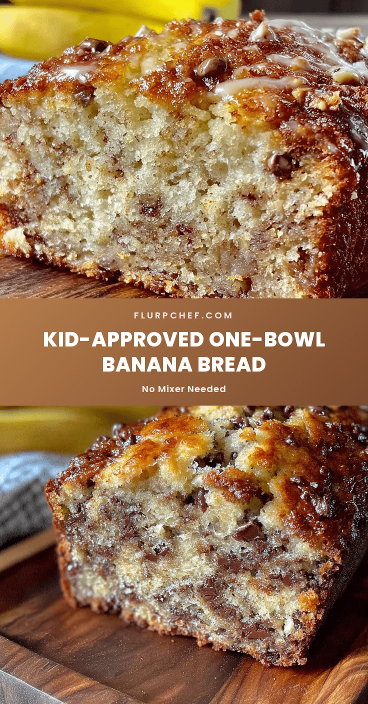 one bowl banana bread recipe