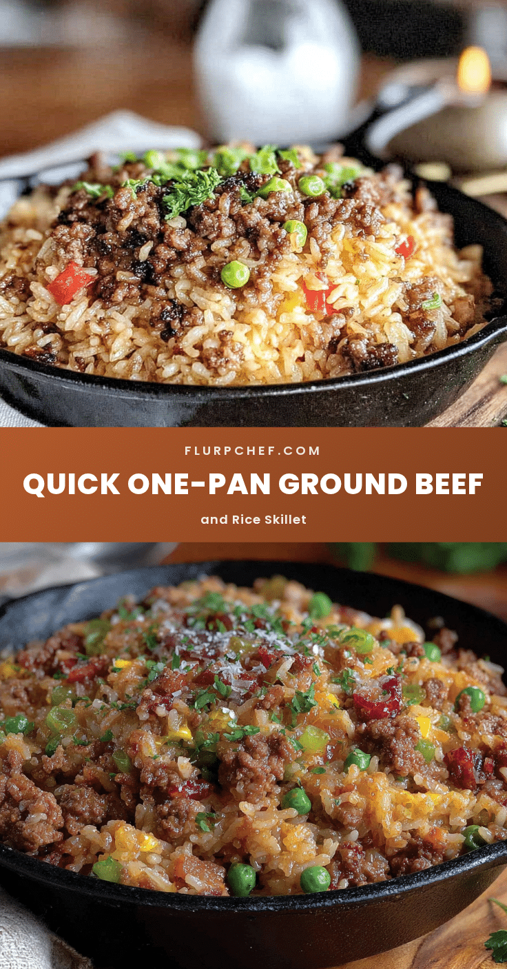 one-pan ground beef and rice recipe