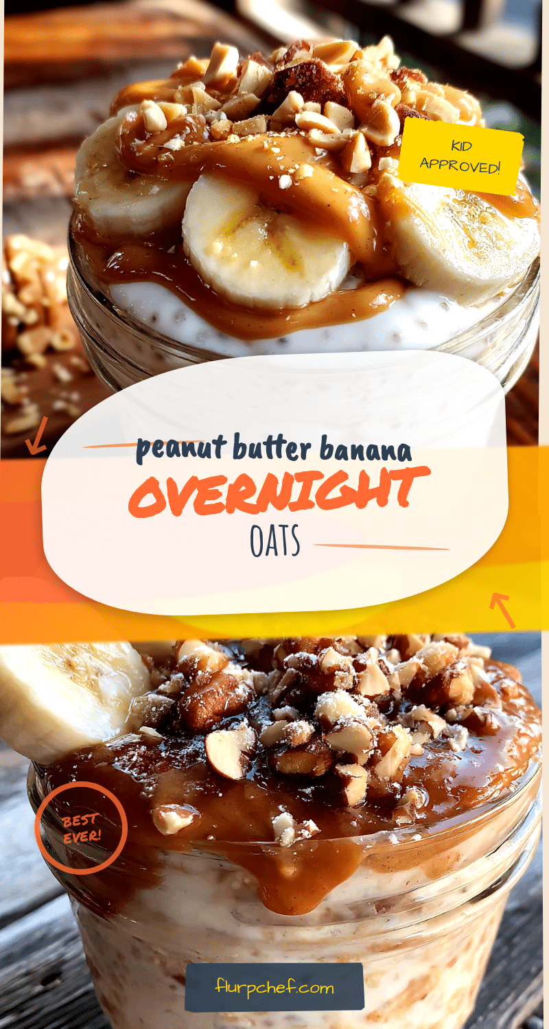 peanut butter banana overnight oats recipe