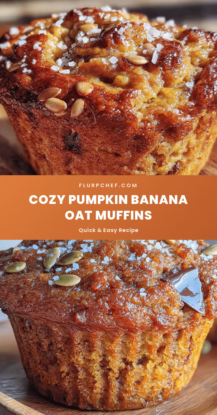 pumpkin banana oat muffins recipe