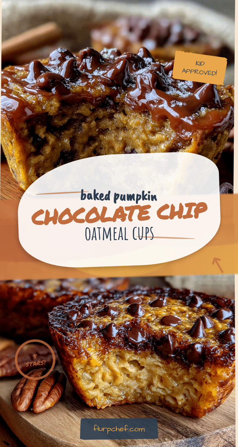 pumpkin chocolate chip oatmeal cups recipe