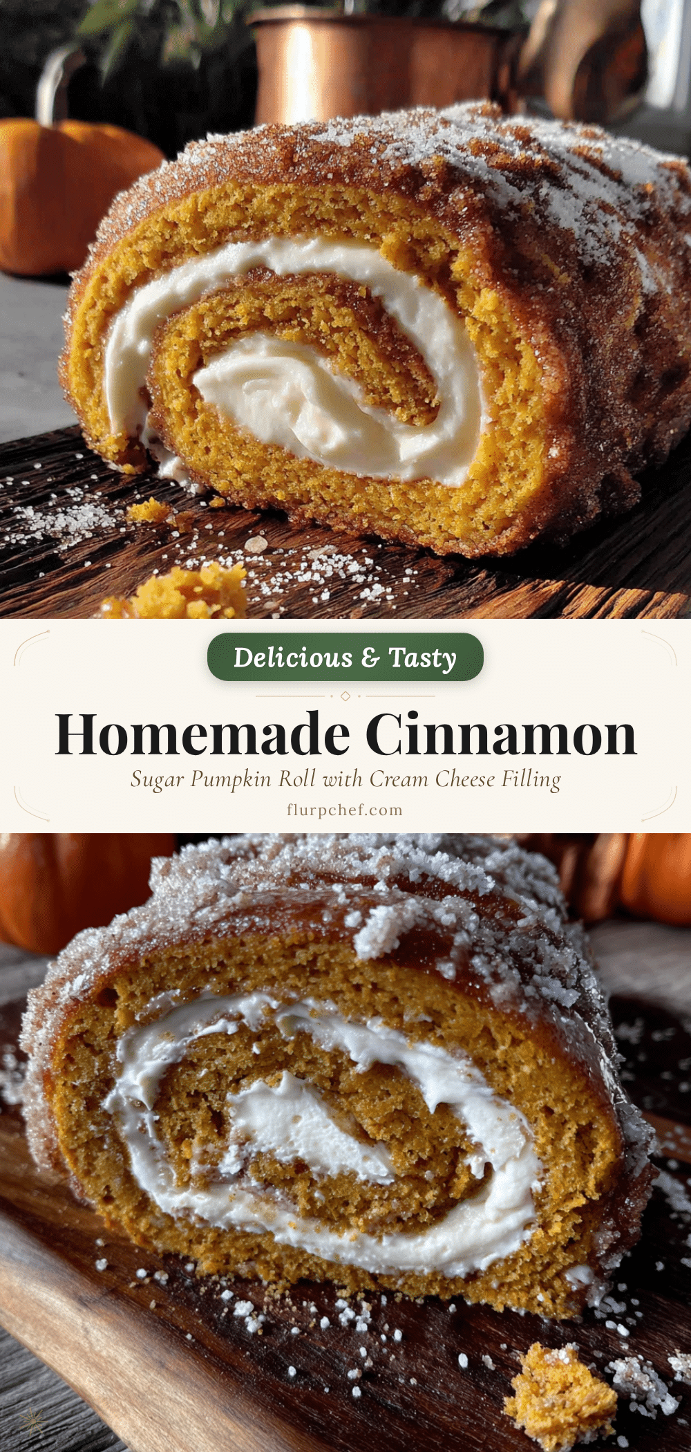 pumpkin roll with cream cheese filling recipe