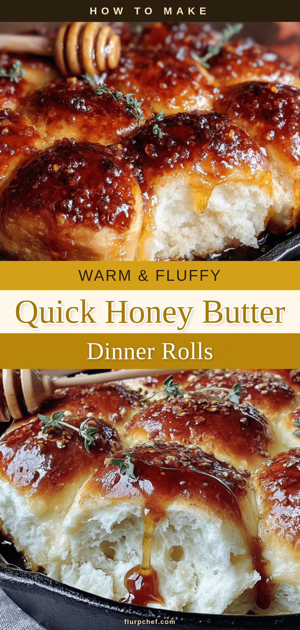 quick honey butter dinner rolls recipe
