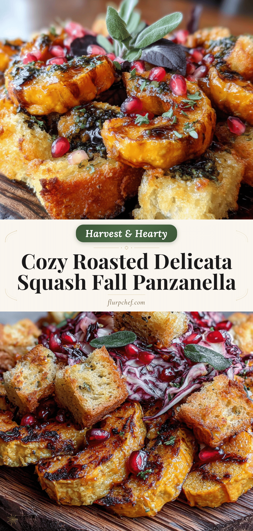 roasted delicata squash fall panzanella recipe