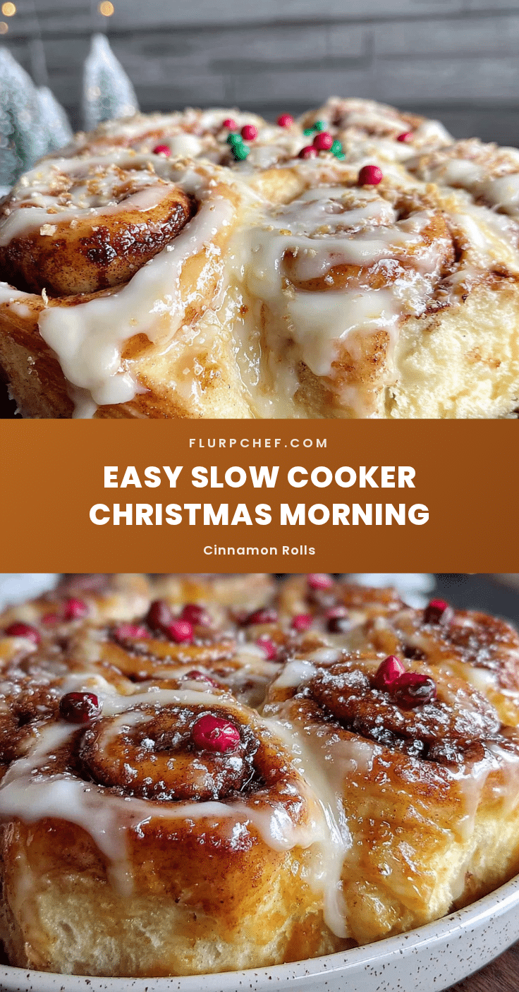 slow cooker cinnamon rolls recipe