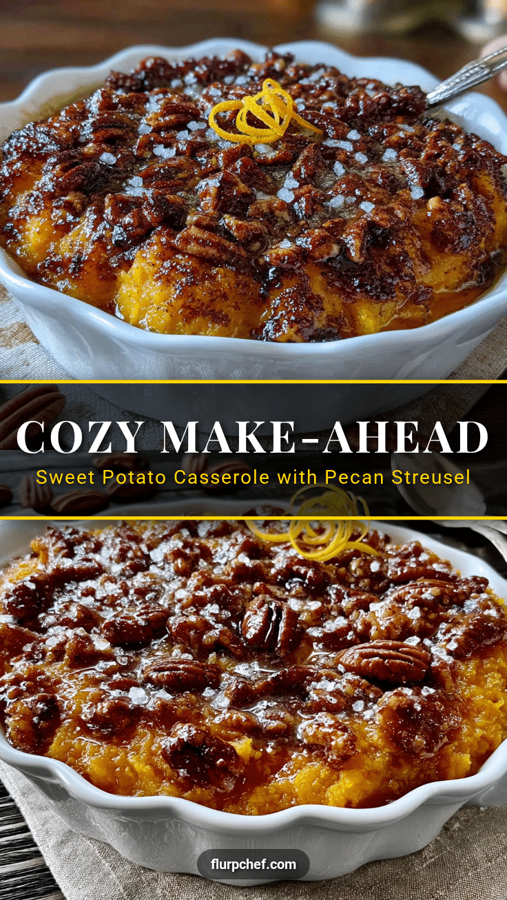 sweet potato casserole with pecan streusel recipe