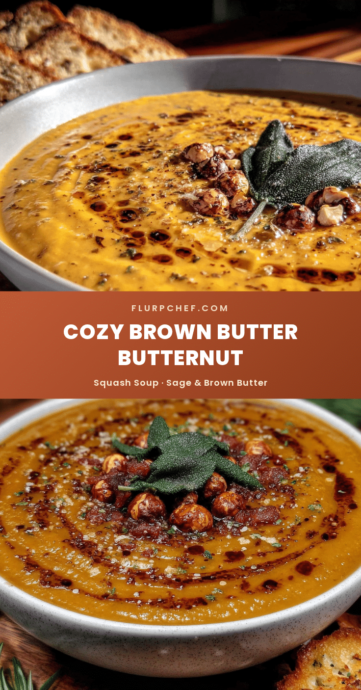 brown butter butternut squash soup recipe
