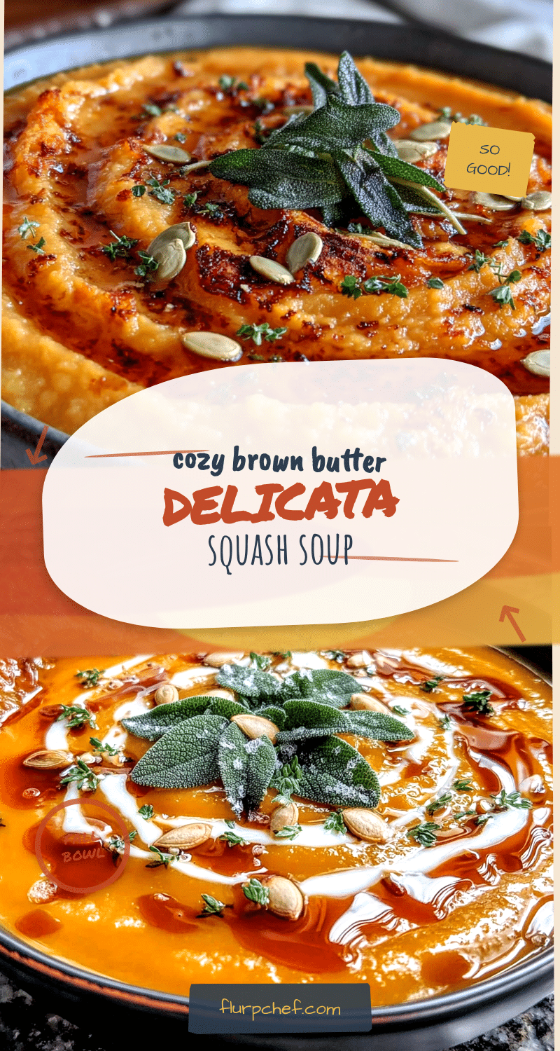 brown butter delicata squash soup recipe