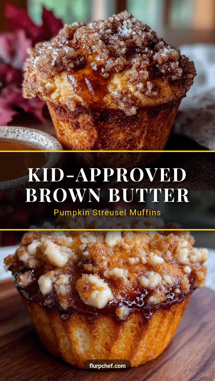 brown butter pumpkin streusel muffins recipe