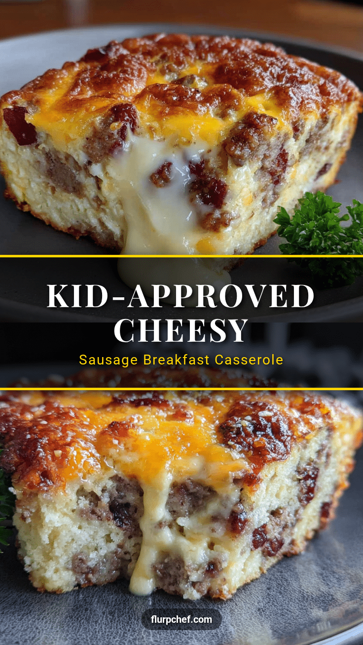cheesy sausage breakfast casserole recipe