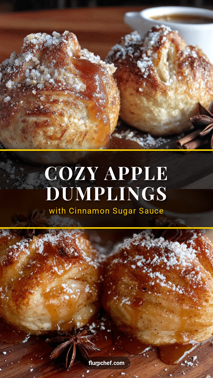 cozy apple dumplings with cinnamon sugar sauce recipe