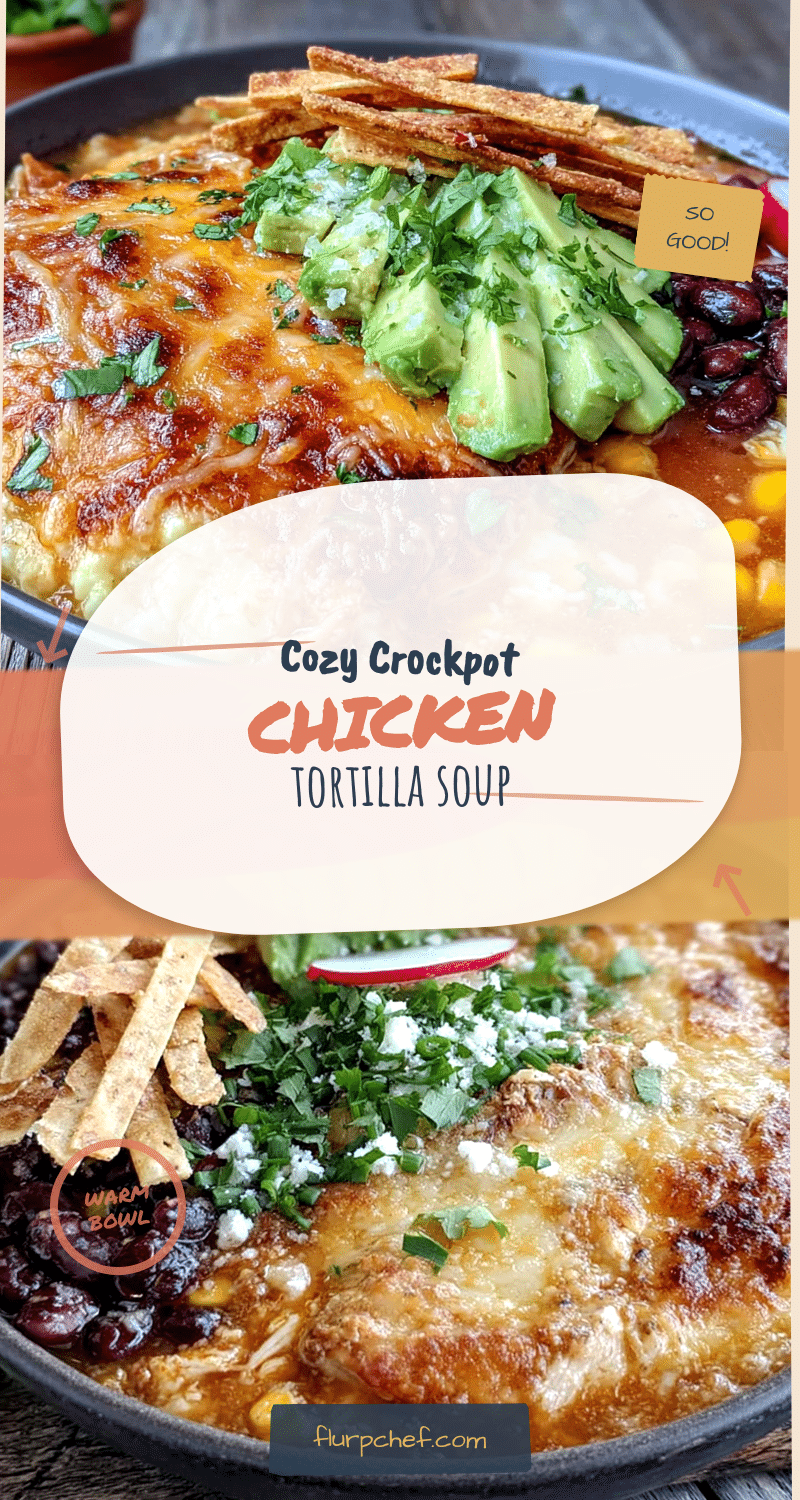 cozy crockpot chicken tortilla soup recipe